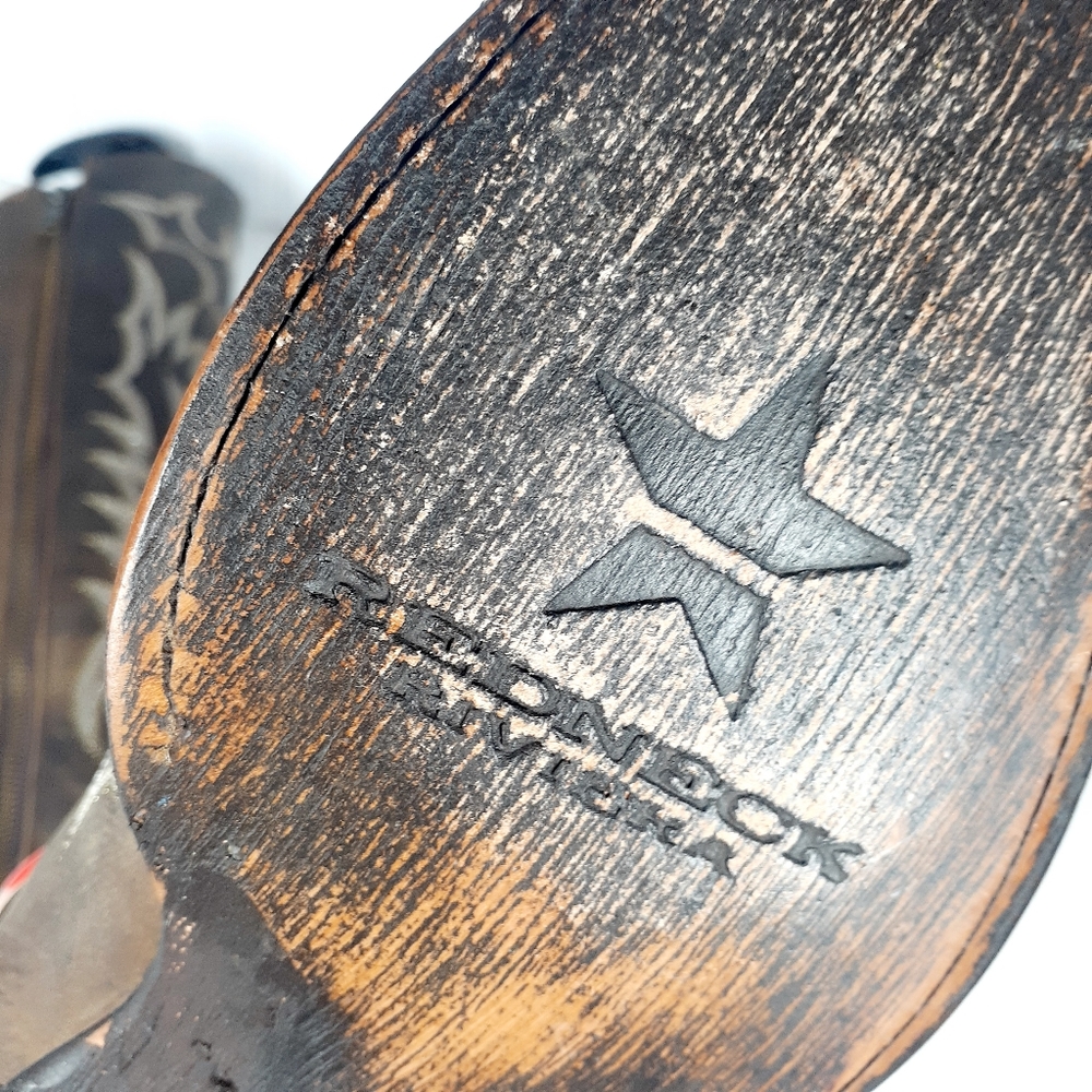 NEW Redneck Riviera Women’s Brown Leather Cowboy Western Boots - Picture 11 of 12